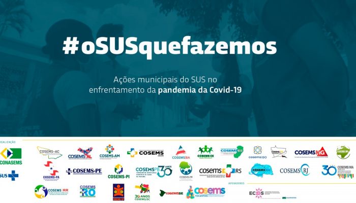 Conasems e Cosems lançam campanha para disseminar iniciativas municipais no combate à Covid-19