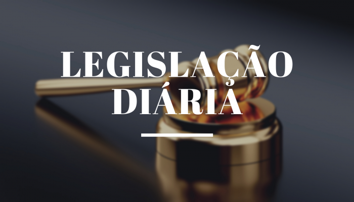 Legislação Diária Nacional – 03/12/2021