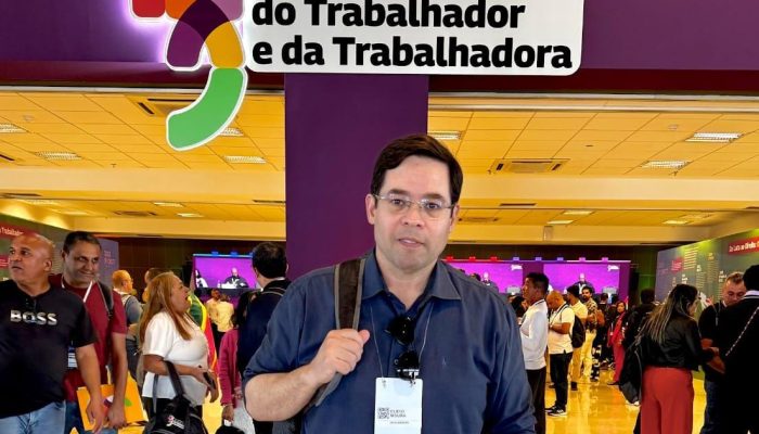 Presidente do COSEMS-PE, Elídio Moura, participa da 5ª Conferência Nacional de Saúde do Trabalhador e da Trabalhadora em Brasília