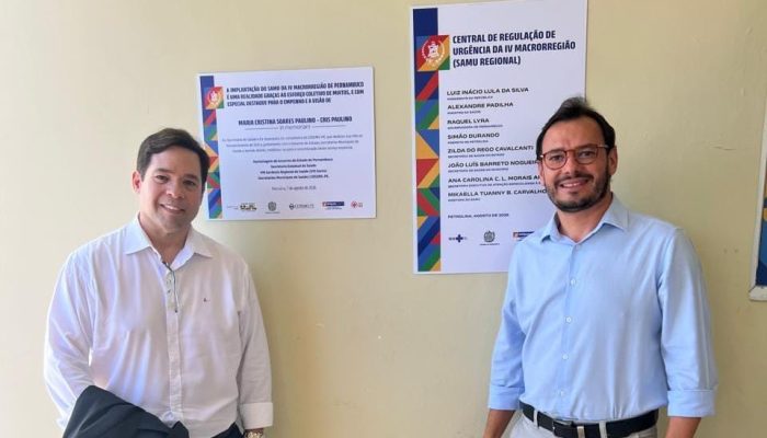 COSEMS-PE participa da inauguração da Central de Regulação do SAMU Macrorregional em Petrolina